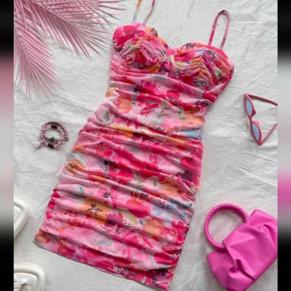 Women's water colored dress